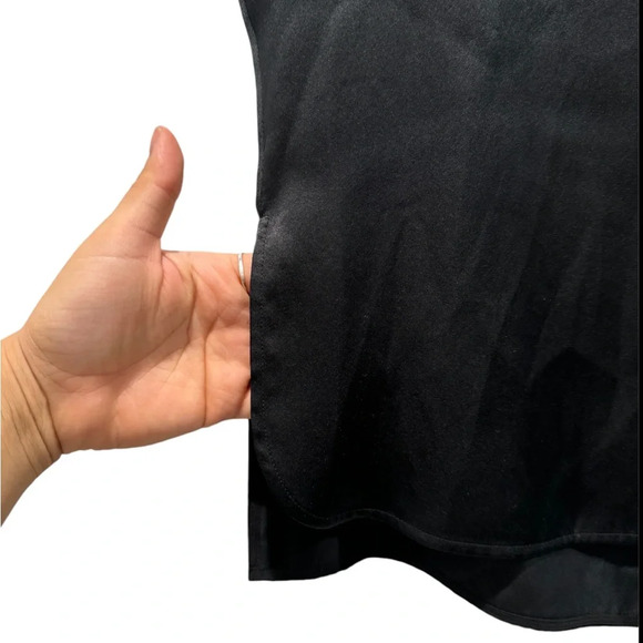 Gorgeous Black 100% SILK Vince Blouse - Picture 5 of 5